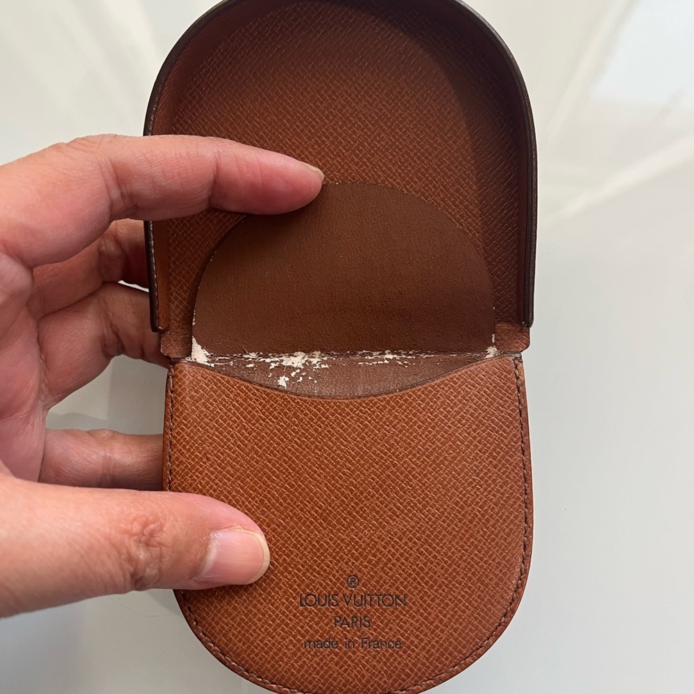 LOUIS VUITTON PORTE MONNAIE CUVETTE COIN PURSE - Picture 5 of 9